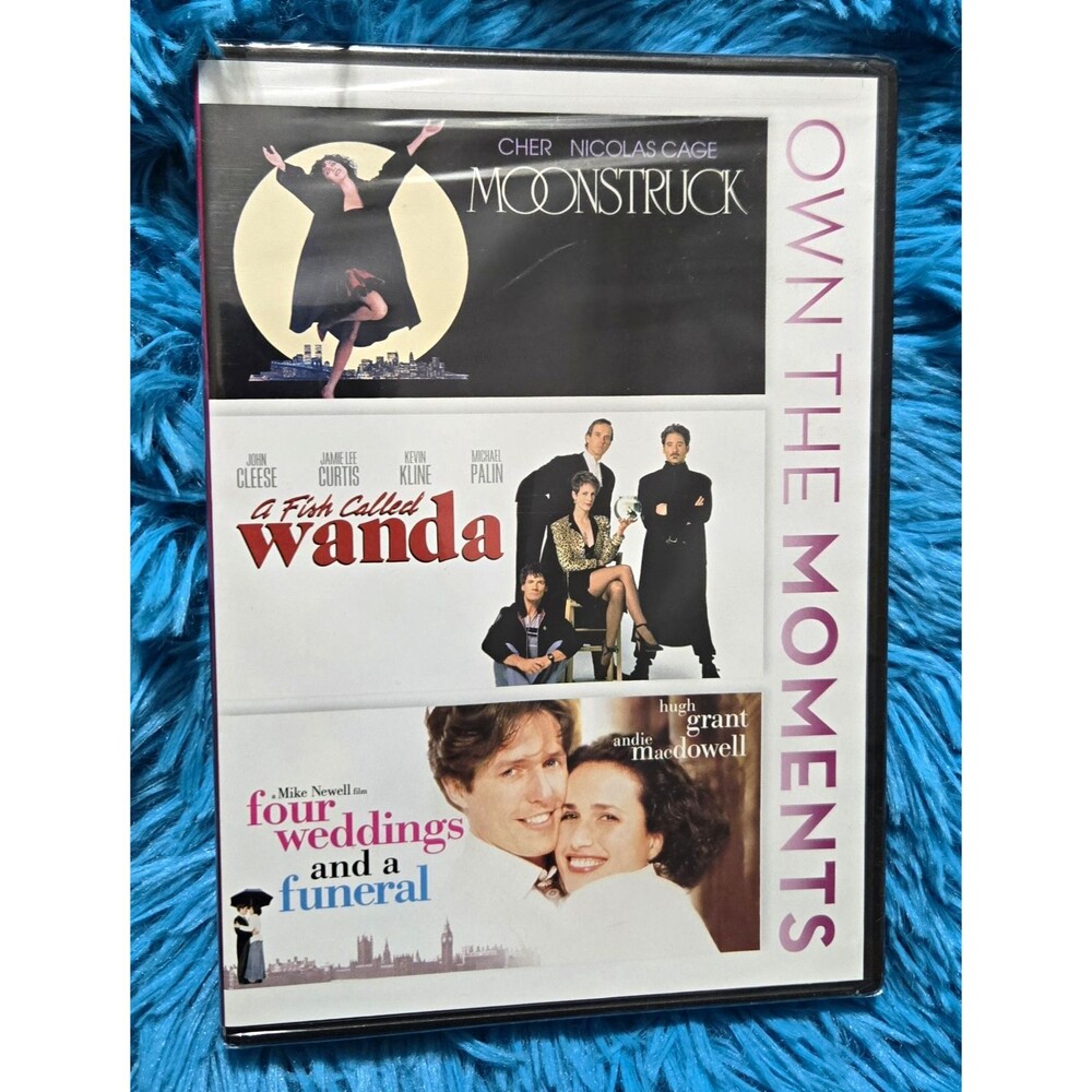 MGM Home Entertainment DVD Set Moonstruck/Fish Called Wanda/Four Weddings R